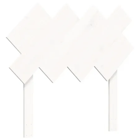 Cadre de lit sans matelas blanc 90x200 cm bois de pin massif