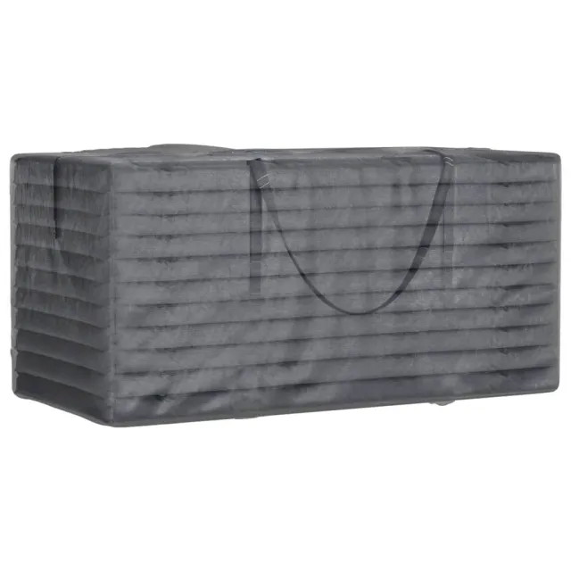 Sac de rangement pour coussins de jardin noir 150x75x75 cm PE