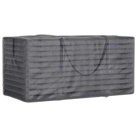 Sac de rangement pour coussins de jardin noir 150x75x75 cm PE