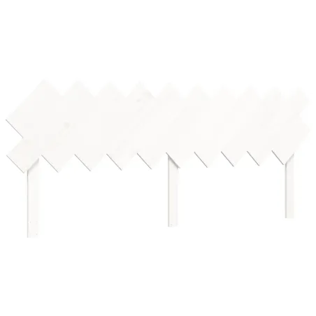 Cadre de lit sans matelas blanc 200x200 cm bois massif de pin