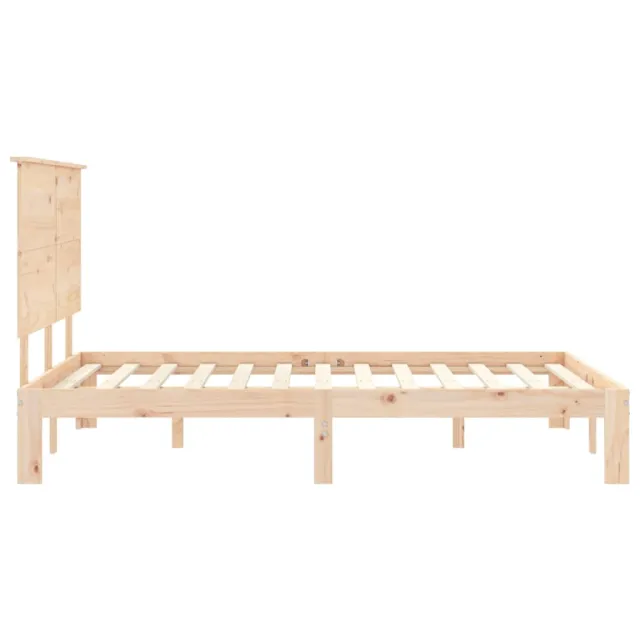 Cadre de lit sans matelas 140x200 cm bois massif de pin