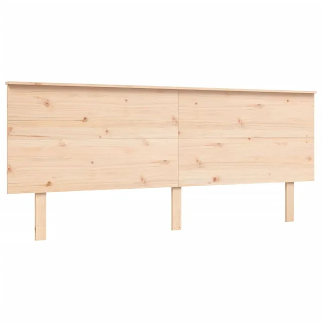 Cadre de lit sans matelas 200x200 cm bois massif de pin