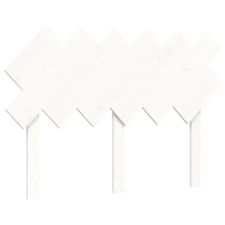 Cadre de lit sans matelas blanc 120x200 cm bois de pin massif