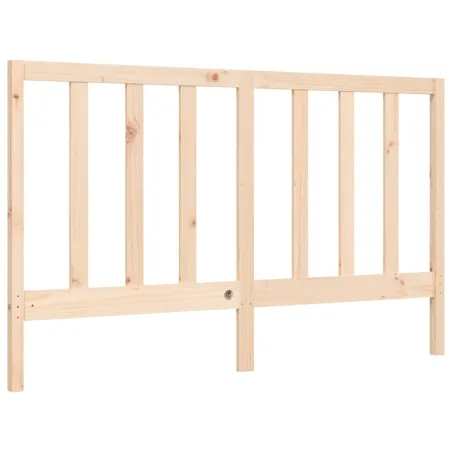 Cadre de lit sans matelas 160x200 cm bois massif de pin