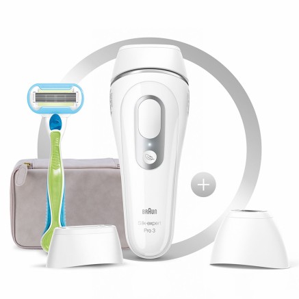 Elektrischer Epilierer mit Lichtimpulsen Braun Silk expert Pro 3 PL313