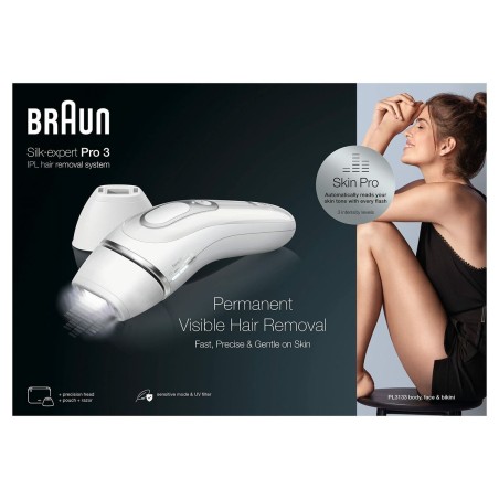 Elektrischer Epilierer mit Lichtimpulsen Braun Silk expert Pro 3 PL313