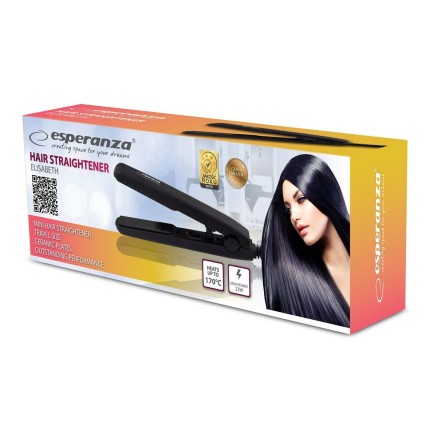 Piastra per Capelli Esperanza EBP008 Nero 22 W 2