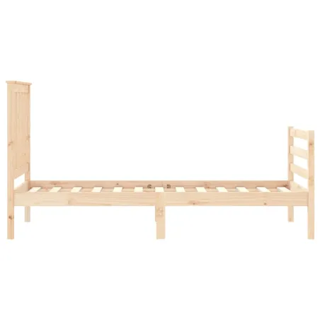 Cadre de lit sans matelas bois massif