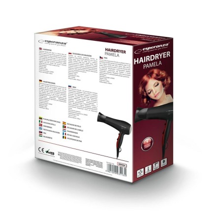 Sèche-cheveux Esperanza EBH004K Noir 2200 W 2