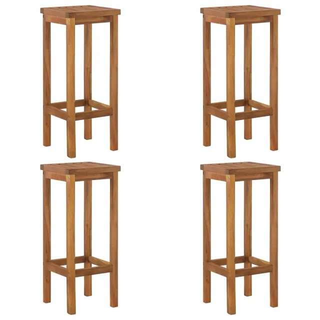 Ensemble de bar de jardin 5 pcs Bois d'acacia massif