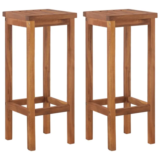 Ensemble de bar de jardin 3 pcs Bois d'acacia solide