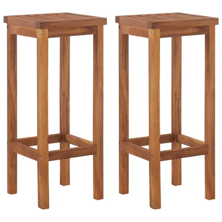 Ensemble de bar de jardin 3 pcs Bois d'acacia solide