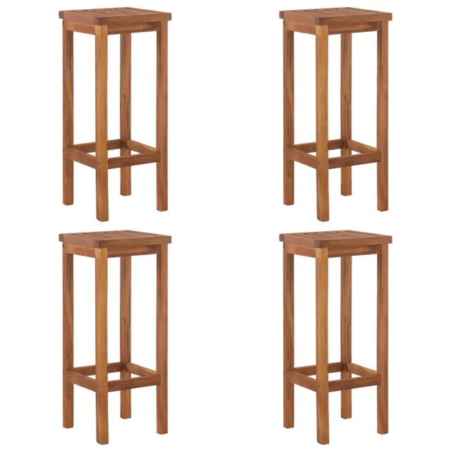 Ensemble de bar de jardin 5 pcs Bois d'acacia solide