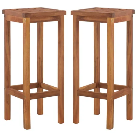 Ensemble de bar de jardin 7 pcs bois d'acacia solide