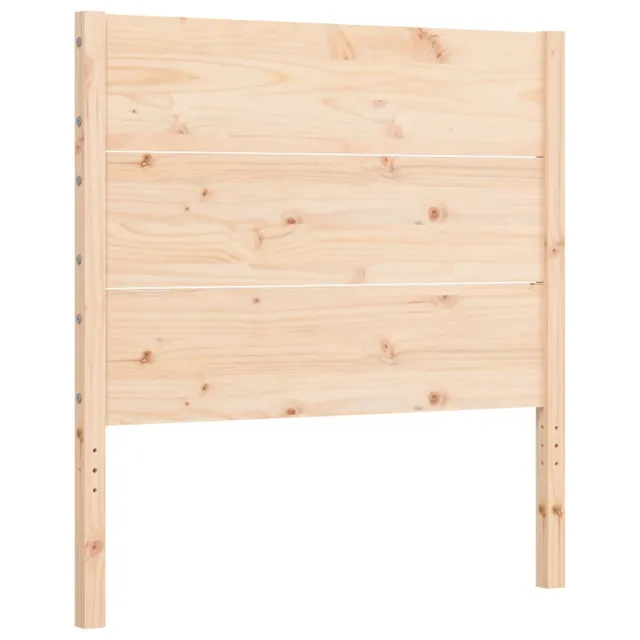 Cadre de lit sans matelas 90x200 cm bois massif