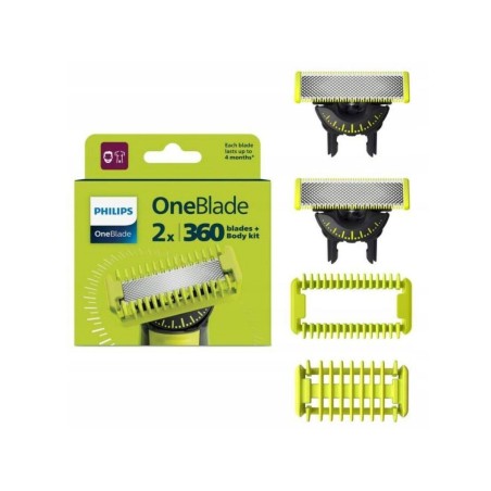 Testina di Ricambio Philips QP624/50 (2 Unità)