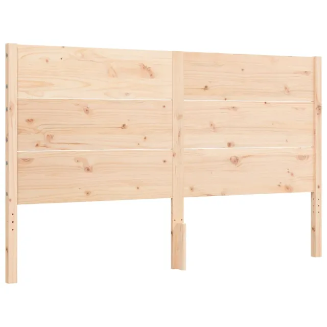 Cadre de lit sans matelas 160x200 cm bois massif