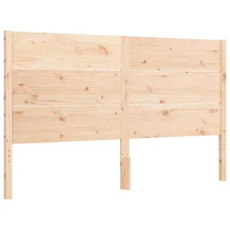 Cadre de lit sans matelas 160x200 cm bois massif