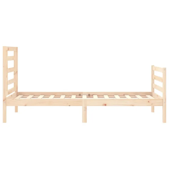 Cadre de lit sans matelas bois massif