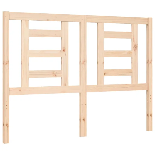 Cadre de lit sans matelas 140x200 cm bois massif