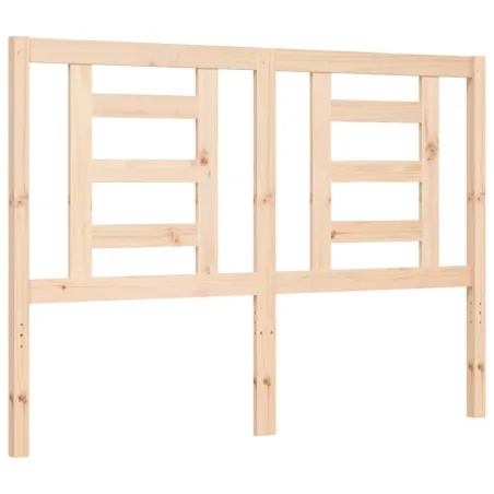 Cadre de lit sans matelas 140x200 cm bois massif