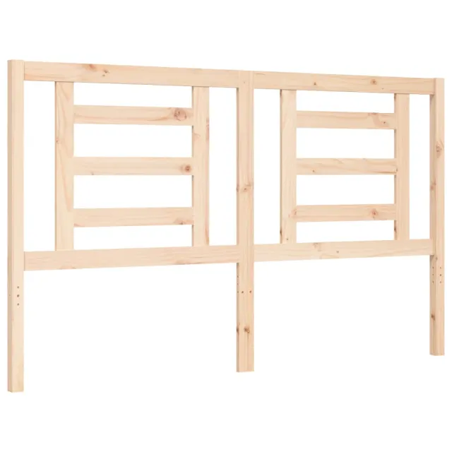 Cadre de lit sans matelas 160x200 cm bois massif