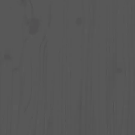 Cadre de lit sans matelas gris 200x200 cm bois massif