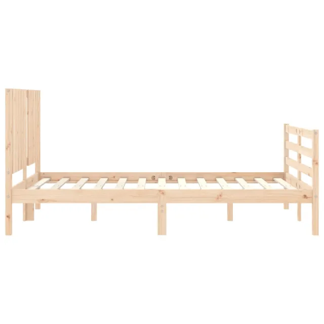 Cadre de lit sans matelas bois massif