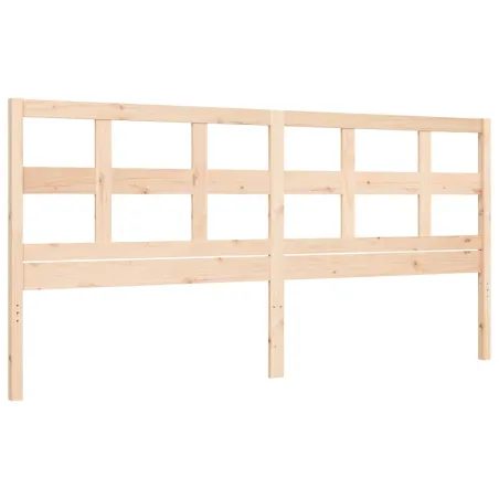 Cadre de lit sans matelas 200x200 cm bois massif