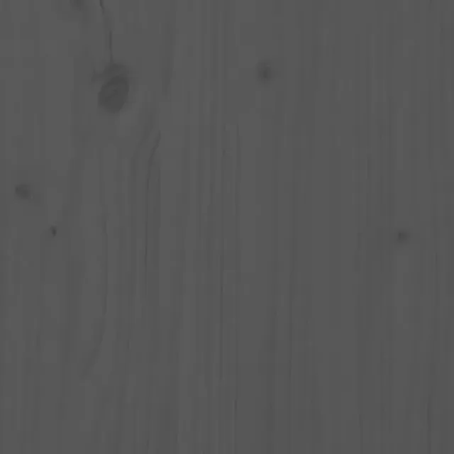 Cadre de lit sans matelas gris 200x200 cm bois massif