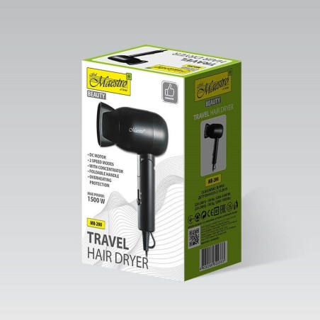 Sèche-cheveux Feel Maestro MR-200 Noir 1500 W