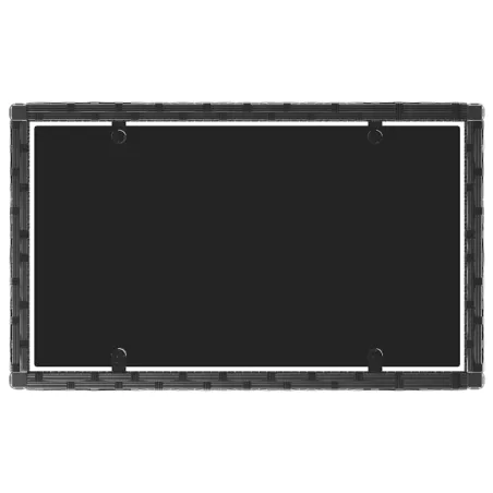 Salon de jardin 4 pcs avec coussins Noir Résine tressée