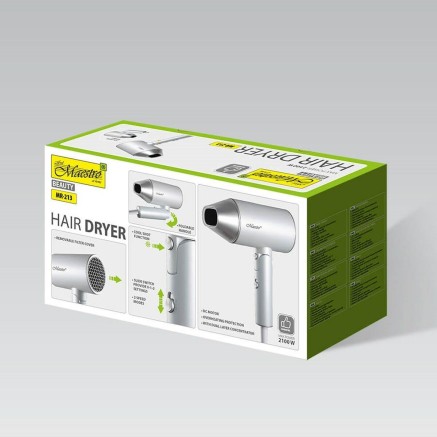 Sèche-cheveux Feel Maestro MR-213 Argenté 2100 W 2