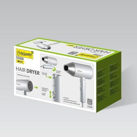 Sèche-cheveux Feel Maestro MR-213 Argenté 2100 W