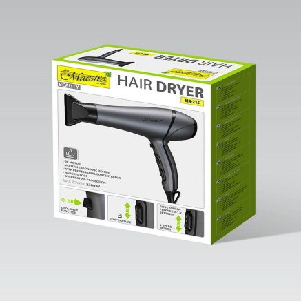 Föhn Feel Maestro MR-215 Schwarz Graphit 2300 W 2