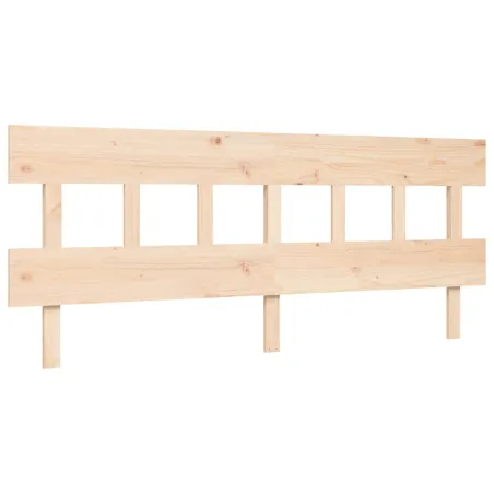 Cadre de lit sans matelas 200x200 cm bois massif