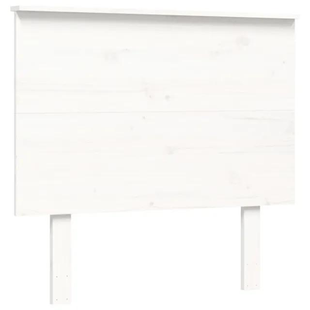 Cadre de lit sans matelas blanc 100x200 cm bois massif
