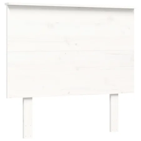 Cadre de lit sans matelas blanc 100x200 cm bois massif