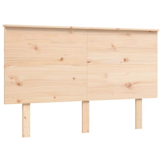 Cadre de lit sans matelas 140x200 cm bois massif