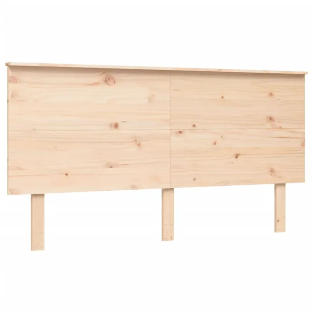 Cadre de lit sans matelas 160x200 cm bois massif
