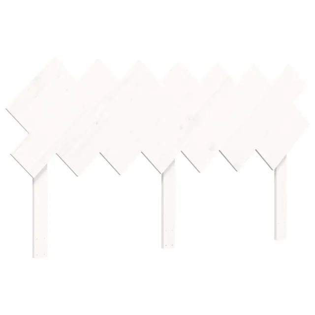 Cadre de lit sans matelas blanc 140x200 cm bois massif