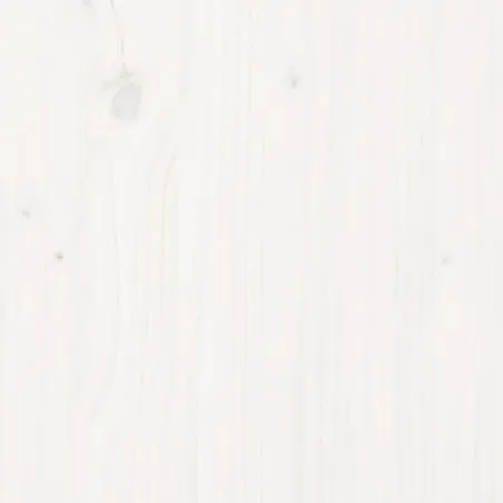 Lit pour personne âgée sans matelas blanc 120x200cm bois massif