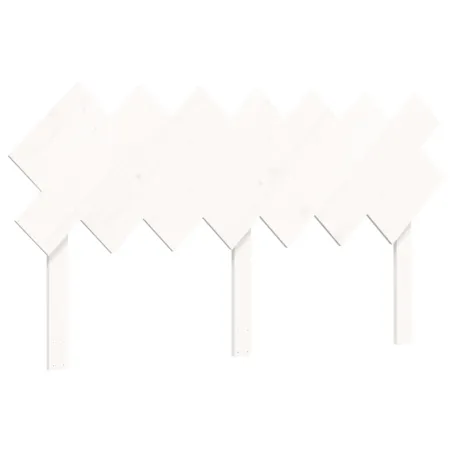 Lit pour personne âgée sans matelas blanc 140x200cm bois massif