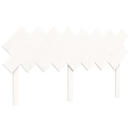 Lit pour personne âgée sans matelas blanc 160x200cm bois massif