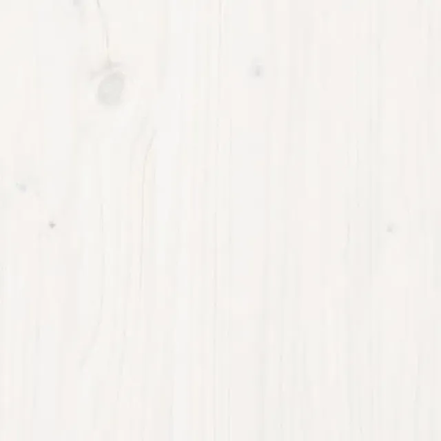 Lit pour personne âgée sans matelas blanc 200x200cm bois massif