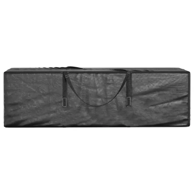 Sac de rangement pour sapin de Noël noir 135x40x55 cm PE