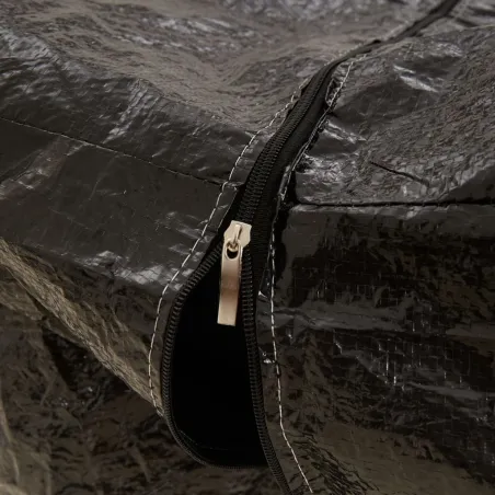 Sac de rangement pour sapin de Noël noir 135x40x55 cm PE