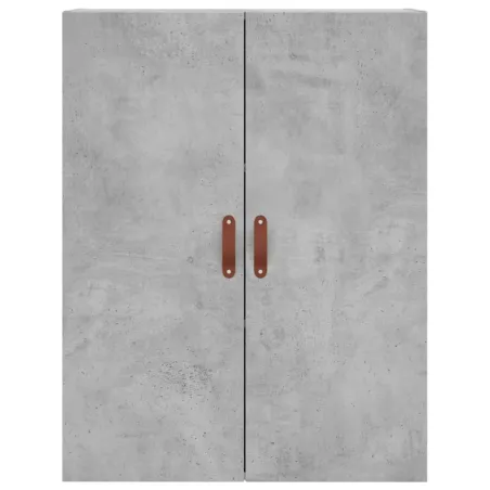 Armoires murales 2 pcs gris béton 69,5x34x90 cm