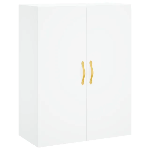 Armoires murales 2 pcs blanc 69,5x34x90 cm