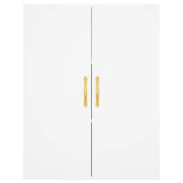 Armoires murales 2 pcs blanc 69,5x34x90 cm